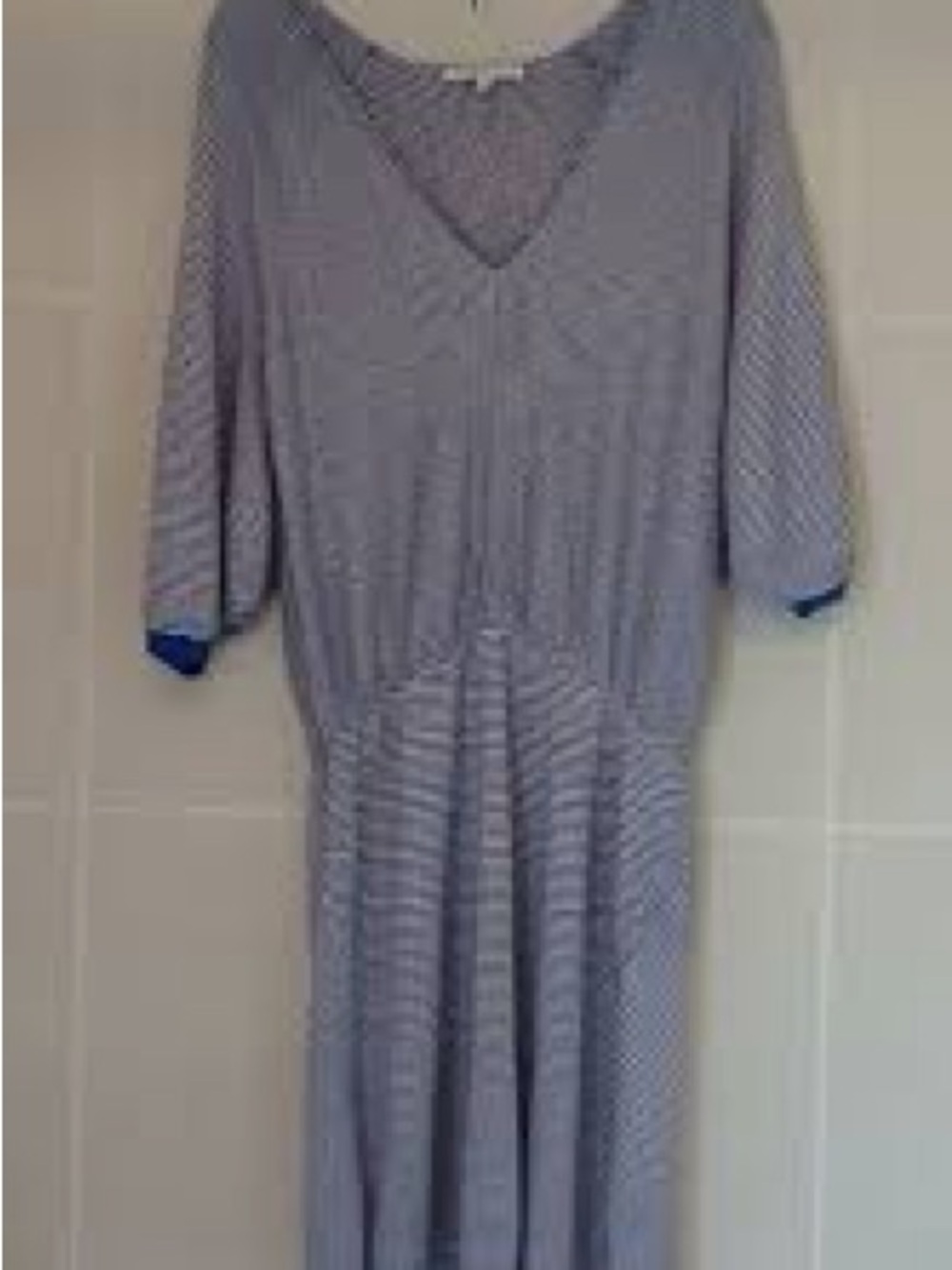 W Maje striped knit batwing mini dress size S